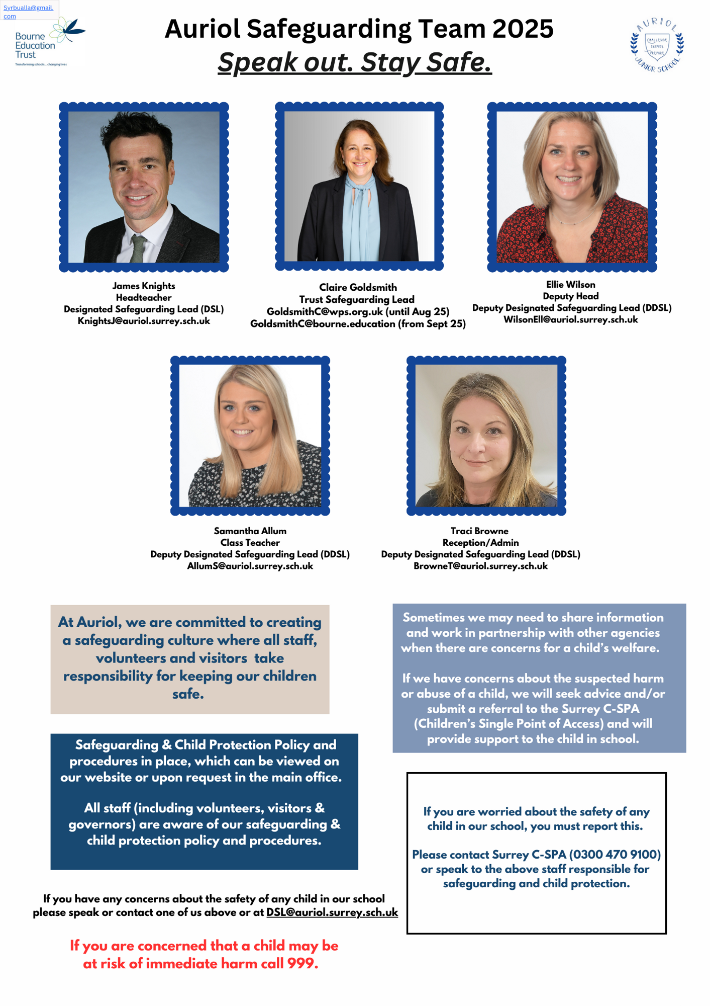 Meet Our Safeguarding Team